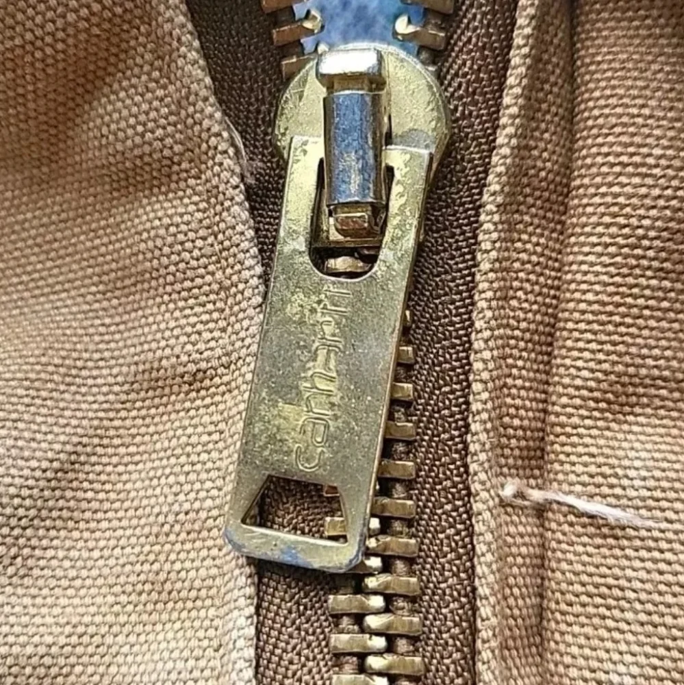 Vintage Carhartt Chore Jacket Men Large Blanket Lined Barn Work Duck Canvas - Picture 9 of 16